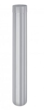 Svod pozinkovaný bílo hliníkový  80 mm, délka 1 m  (0103)
