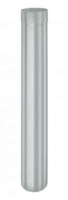 Svod hliníkový zinkově šedý  80 mm, délka 4 m  (10310)