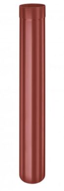 Svod pozinkovaný ocelově červený  80 mm, délka 1 m  (10831)