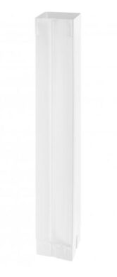 Svod pozinkovaný hranatý šedo bílý  80 mm, délka 3 m  (10975)