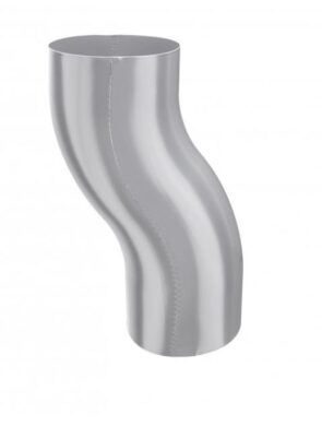 Koleno pozinkované bílo hliníkové odskokové  80 mm  (2340)