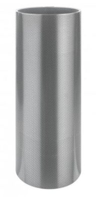 Plech pozinkovaný děrovaný 0,55 x 1000 mm prachově šedý  RAL 7037  (2754)