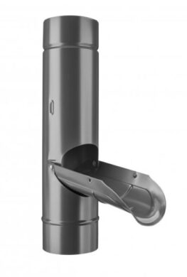 Zachytávač vody hliníkový antracit  80 mm  (3162)