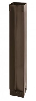 Svod hliníkový hranatý hnědý  80 mm - délka 3 m  (3744)