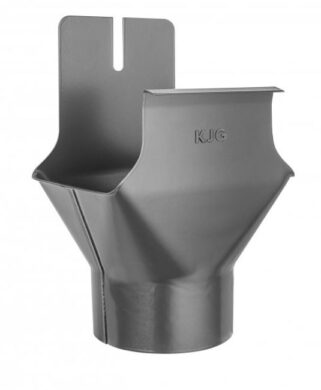 Kotlík hliníkový hranatý antracit 250/80 mm na kulatý svod  (3882)
