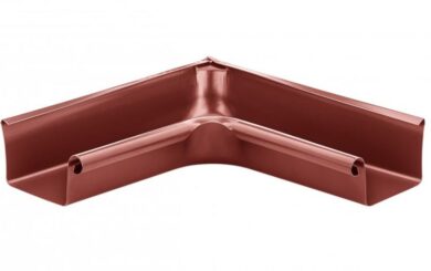 Roh hliníkový hranatý ocelově červený 250 mm vnitřní  (3941)