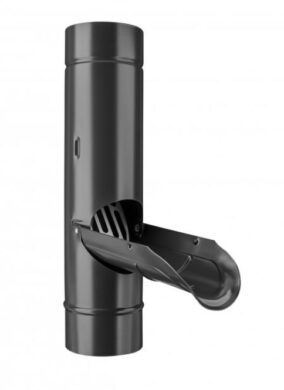 Zachytávač vody hliníkový černý 100 mm se sítkem  (4413)