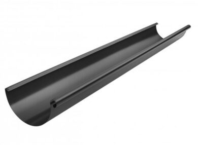 Žlab hliníkový černý 280 mm, délka 4 m  (4423)