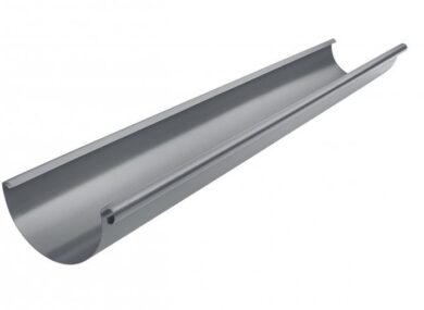 Žlab hliníkový světle šedý 200 mm, délka 3 m  (4664)