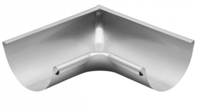Roh titanzinkový 400 mm lisovaný vnitřní  (4806)