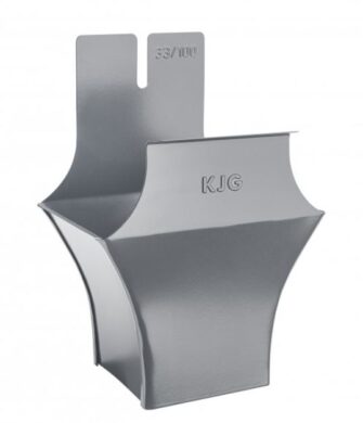Kotlík pozinkovaný hranatý prachově šedý 400/100 mm  (505923)