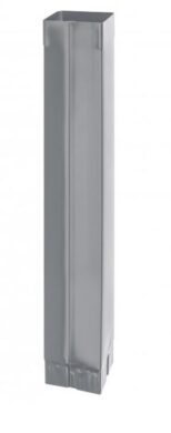 Svod pozinkovaný hranatý prachově šedý 100 mm, délka 4 m  (505982)