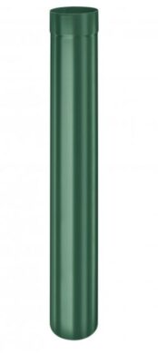 Svod hliníkový mechově zelený 100 mm, délka 4 m  (637)