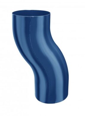 Koleno pozinkované modré 120 mm odskokové  (6556)