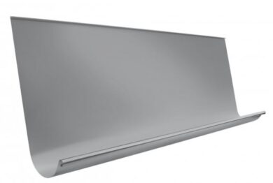 Žlab pozinkovaný prachově šedý 650 mm sámový, délka 4 m  (8972)