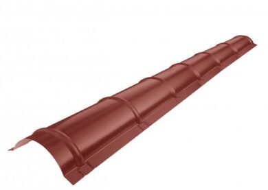 Střešní hřebenáč oblý, ocelově červený RAL 3009, délka 2m lesklý  (9600)