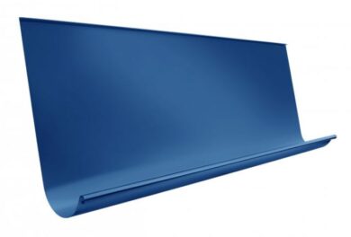 Žlab pozinkovaný modrý 650 mm sámový, délka 4 m  (9792)