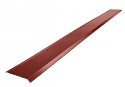 Okapový plech ocelově červený r.š. 200 mm, délka 2 m