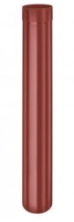 Svod pozinkovaný ocelově červený  80 mm, délka 1 m