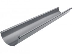 Žlab hliníkový světle šedý  280 mm, délka 4 m