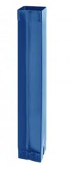Svod pozinkovaný hranatý modrý 150 mm, délka 3 m