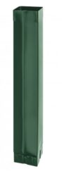 Svod pozinkovaný hranatý mechově zelený 120 mm, délka 3 m