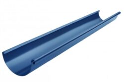Žlab pozinkovaný modrý 250 mm, délka 4 m