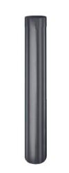Svod hliníkový černý 100 mm, délka 3 m